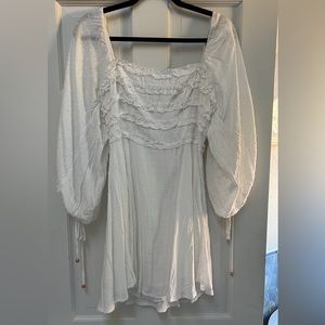 Hello Molly On The Horizon White Dress Small